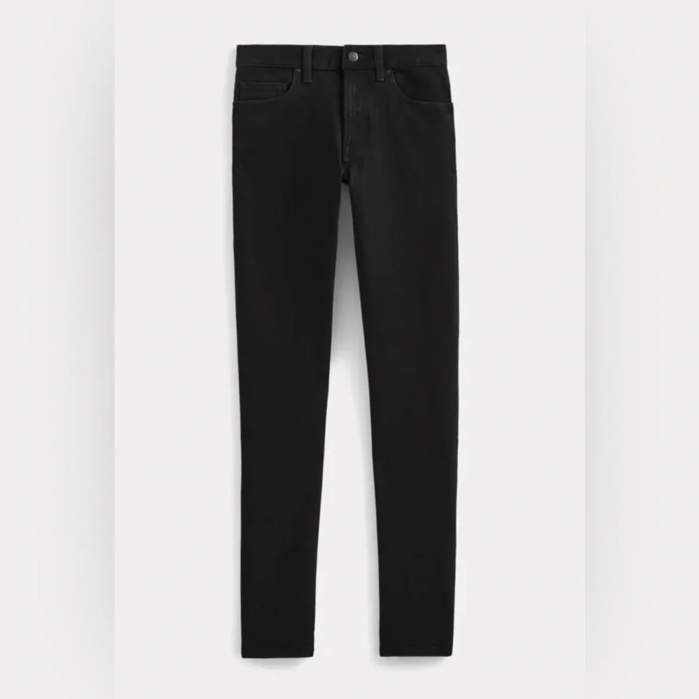 Men’s Everlane Certified Organic Black Jeans Slim 4 Way Stretch Size 32 x 30